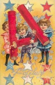 Firecracker Children Vintage image